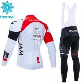 Completo Maglia ML + Pantaloncino con bretelle ML 2020 IAM Cycling Winter Invernale N001